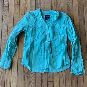American Eagle Mint Long Sleeve Women’s Large